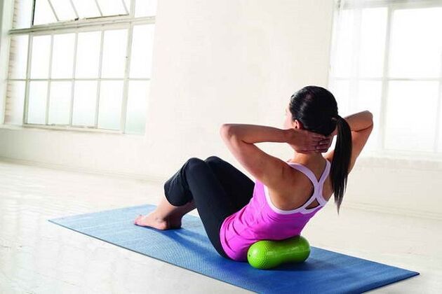 Charging and medical exercises for the osteochondrosis of the cervix